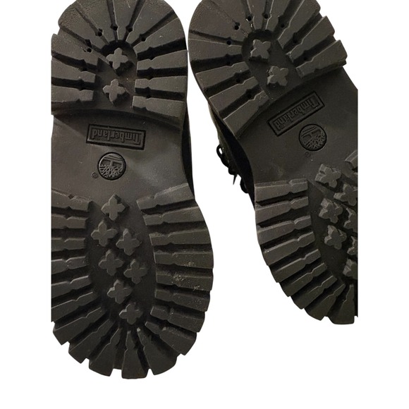 Timberland 6-Inch Premium Toddler Boots Black Nubuck Waterproof 12807 Size 8 - Picture 5 of 8